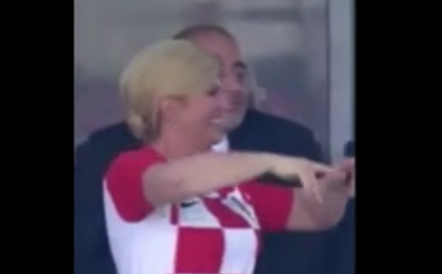 Hrvatska predsjednica proslavila pogodak i prolaz u polufinale